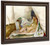 Nude With Drapery By Jules Pascin By Jules Pascin Nude With Drapery By Jules Pascin By Jules Pascin