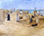 On The Beach At Noordwijk By Max Liebermann By Max Liebermann