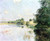 On The River By Willard Leroy Metcalf By Willard Leroy Metcalf