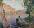 On The Seine At Andelys By Henri Lebasque By Henri Lebasque