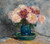 Peonies In A Vase By Thorolf Holmboe
