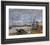 Port At Low Tide By Eugene Louis Boudin By Eugene Louis Boudin