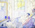 Rest By Frederick Carl Frieseke By Frederick Carl Frieseke