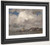 River Scene With A Storm Cloud By Jacob Henricus Maris