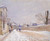 Rue Eugene Moussoir At Moretwinter By Alfred Sisley