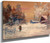 Russian Winter Landscape By Constantin Alexeevich Korovin By Constantin Alexeevich Korovin