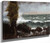 Seascape, The Poplar By Gustave Courbet By Gustave Courbet