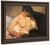 Seated Half Nude By George Heidrik Breitner