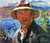 Self Portrait With Straw Hat By Lovis Corinth By Lovis Corinth