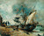 Shipping In The Orwell Near Ipswich By John Constable By John Constable