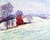 Snow At Crozant1 By Armand Guillaumin