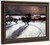 Snow Landscape In The Moonlight By Max Beckmann By Max Beckmann