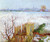 Snowy Landscape With Arles In The Background By Jose Maria Velasco