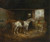 Stable Interior By George Morland
