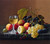 Still Life Of Fruit With Lemon By Severin Roesen