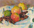 Still Life With Apples And Chestnuts By Giovanni Giacometti By Giovanni Giacometti