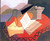 Still Life With Violin In Front Of An Open Window By Juan Gris