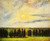 Sunset At Eragny By Camille Pissarro By Camille Pissarro