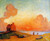 Sunset By The Sea, Brittany By Ferdinand Du Puigaudeau