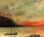 Sunset On Lake Leman By Gustave Courbet By Gustave Courbet