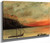 Sunset On Lake Leman By Gustave Courbet By Gustave Courbet