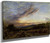 Sunset Over A Moorland Landscape By John Linnell By John Linnell