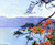 Suruga Bay, Azaleas By Lilla Cabot Perry