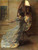 Before The Mirror By Thomas Wilmer Dewing By Thomas Wilmer Dewing