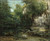 The Banks Of A Stream By Gustave Courbet By Gustave Courbet
