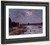 The Banks Of The Touques Moonlight By Eugene Louis Boudin By Eugene Louis Boudin