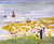 The Beach At Scheveningen By Max Liebermann By Max Liebermann