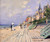 The Boardwalk At Trouville By Claude Oscar Monet