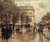 The Champs Elysees, The Arc De Triompne By Jean Francois Raffaelli By Jean Francois Raffaelli