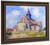 The Church At Porte Joie On The Eure By Gustave Loiseau By Gustave Loiseau