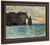 The Cliff At Etretat By Claude Oscar Monet