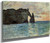 The Cliff At Etretat By Claude Oscar Monet