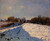 The Effect Of Snow At Argenteuil By Alfred Sisley