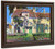 The Garden Behind The House By Gustave Loiseau By Gustave Loiseau