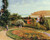 The Garden Of The Hotel Berneval By Camille Pissarro By Camille Pissarro