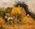 The Hay Wagon, Montfoucault By Camille Pissarro By Camille Pissarro