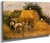 The Hay Wagon, Montfoucault By Camille Pissarro By Camille Pissarro