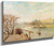 The Louvre, Winter Sunlight, Morning, 2Nd Version By Camille Pissarro By Camille Pissarro