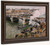 The Pont Boieldieu, Rouen Damp Weather By Camille Pissarro By Camille Pissarro
