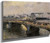 The Pont Boieldieu , Rouen Sunset, Misty Weather By Camille Pissarro By Camille Pissarro