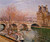 The Pont Royal And The Pavillion De Flore By Camille Pissarro By Camille Pissarro