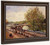 The Pont Royal Grey Weather, Afternoon, Spring By Camille Pissarro By Camille Pissarro