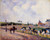 The Pontoise Bridge By Camille Pissarro By Camille Pissarro