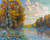 The River In Autumn 1 By Gustave Loiseau By Gustave Loiseau