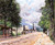 The Road From Gennevilliers By Alfred Sisley