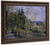 The Road In The Woods By Alfred Sisley